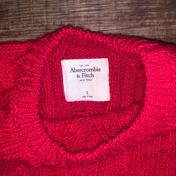 Red A&F Sweater - Picture 3 of 3